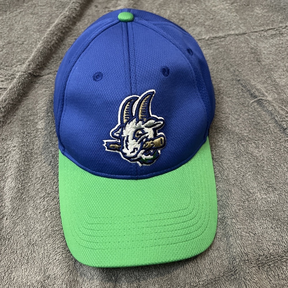 Hartford Yard Goats MILB Blue Green Snapback Hat Cap